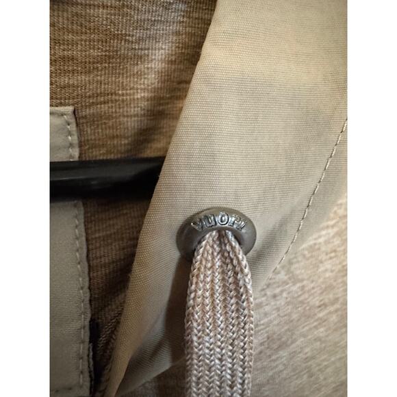 Vuori Sunday Element Hoodie Pullover Camel Heather Drawstring Hem L - Picture 10 of 10